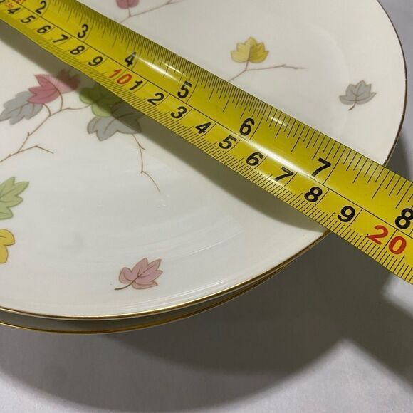 Set Of 6 Eschenbach Leaf fine‎ china 7.5” Plates #06 Excellent Condition - Picture 4 of 5